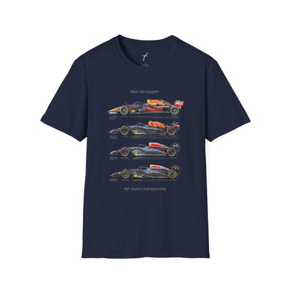 Max Verstappen 4th world championship Unisex T-Shirt